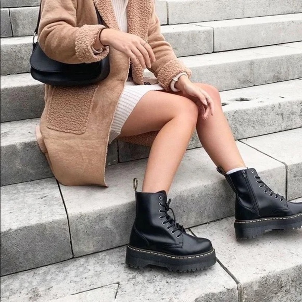Sincerely Jules Black Combat Boots